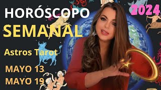 🧿 HORÓSCOPO SEMANAL DESDE EL 13 AL 19 DE MAYO 2024 | LUNA + ASTROS + TAROT | Que Dicen Los 12 Signos