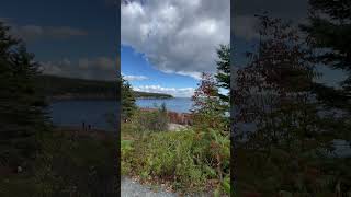 Acadia in the fall is stunning 🍂🏞️🩵 #acadianationalpark #acadia #barharbor #maine #newengland