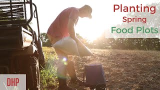 Planting Spring Food Plots With Vitalize Seed