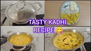 Tasty kadhi recipe 😋. VEG.Kitchen Lifestyle 😊