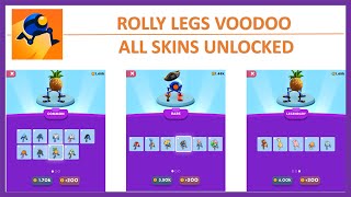 Rolly Legs: ALL SKINS ALL LEVEL UNLOCKED | NEW UPDATE JUNE 2020