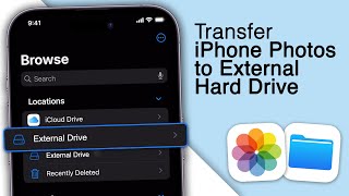 How To Transfer iPhone Photos To External Hard Drive! [5 Methods]