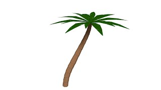 Tutorial Blender 3D - Create Low Poly Palm Tree