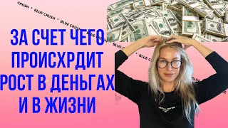 За счет чего происходит рост в деньгах и в жизни?