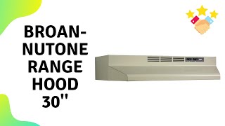 Broan-NuTone Two-Speed Four-Way Convertible Range Hood - 30-Inch - Almond Overview