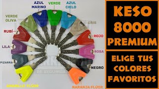 KESO 8000 PREMIUM [LLAVES GAMA DE COLORES] 🔑🎨  [TU CERRAJERO DS]