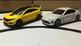 WMMT Stop motion Honda Civic,Fair lady Z vs Toyota 86