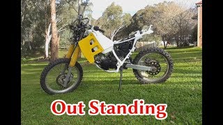 TS200R Making a dirt bike kick stand