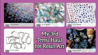 90. Temu Order #3! Resin Art Supplies for Beginners! 🫗Resin Art Crafts by Taslima Maya Art