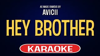 Avicii - Hey Brother (Karaoke Version)