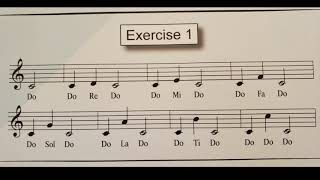 Solfege Exercise 1 | Curtis Music Academy | Vocal Lessons in Tulsa