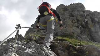 Ferrata Col dei Bos  in the Tofane Group