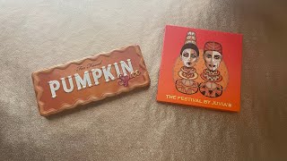 Too faced pumpkin spice and the festival by juvias place palettes!