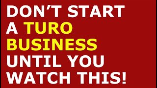 How to Start a Turo Business | Free Turo Business Plan Template Included