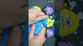 shorts Clay Cracking Guess The Color Minions 2 ASMR