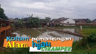 Kolam Pemancingan Alam Hijau Cikampek