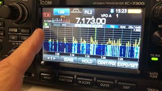 IC-7300 SpetrumScope e Band EDGE