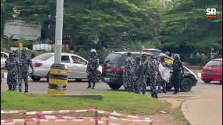 Nigeria’s Federal Security Agents Attack Peaceful #EndBadGovernanceInNigeria Protesters In Abuja