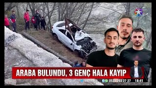 Munzur Çayı'na düşen 3 gencin aracı 11. günde bulundu