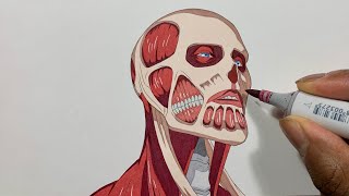 How to Draw Armin Colossal Titan Easy - Attack on Titan (Shingeki no Kyojin / 進撃の巨人 )