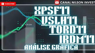 📊XPSF11, VSLH11, TORD11 & IRDM11: ANÁLISE GRÁFICA! É POSSÍVEL IDENTIFICAR A TENDÊNCIA DESSES ATIVOS?