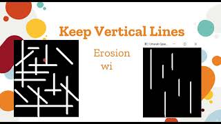 Horizontal and Vertical Line Extraction using Morphology | Image processing | Python | OpenCV