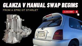 GLANZA V GEARBOX - Before & After + seat repair ?? #follow #glanza #gtstarlet #ep91 #jdm #trending