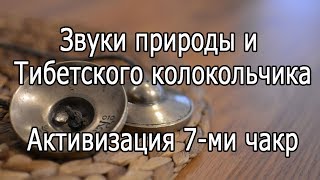 【Очищение души и тела】Звуки природы и Тибетского колокольчика. Активизация 7-ми чакр. Tingsha