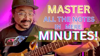 MASTER ALL the Notes on the Fretboard in MINUTES | Guitar Lesson | Tutorial