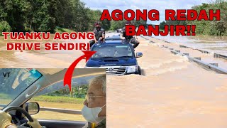 AGONG REDAH BANJIR BAWAK HILUX DI LANCHANG PAHANG - INFO BANJIR 2021