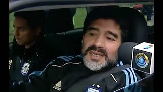 Diego Maradona Entrevista Previa al Mundial de Sudáfrica 2010