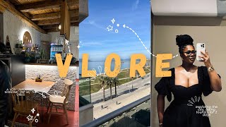 TRAVEL VLOG| Vlore, Albania, apartment by the seaside, fancy dinner at Magji, exploring Vlore.