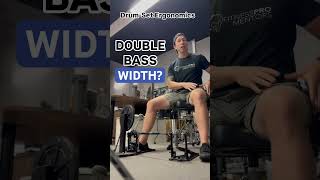 Double Bass Pedal Width? Ergonomics & Anatomy Considerations #doublebasspedal #doublebass #bassdrum