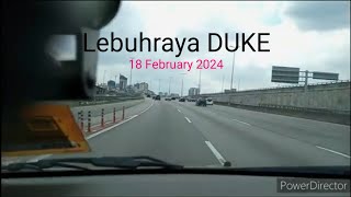 Lebuhraya DUKE (18 February 2024)