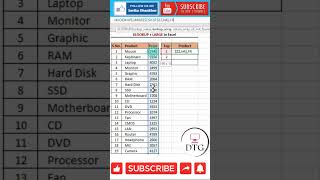 LARGE + XLOOKUP Formula #short  #excel #exceltips #exceltutorial #shorts #msexcel #microsoftexcel