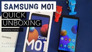 Samsung Galaxy Core M01 Quick Unboxing