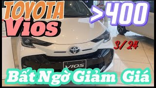 Bất ngờ giảm giá Toyta Vios chỉ còn hơn 400 tin vui cho khách tháng 3/24