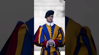 I photographed the Swiss Guards of the Pope and.. #shorts