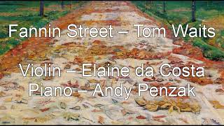 Fannin Street – Tom Waits