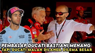 DILUAR PREDIKSI⁉️ DILEMA BESAR TEAM DUCATI SETELAH KEMENANGAN BASTIANINI 😨 #beritamotogp ADA APA ?