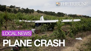 Small Plane Crashes In Vineyard At SLO County Winery