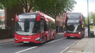 (Brand New + First Volvo BZL Ride) Stagecoach 276 to Stoke Newington 66044 LJ24 ZKW