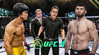 Bruce Lee vs Magomed Ankalaev - EA Sports UFC 4 - Bruce Lee Fight Club 🔥🐲