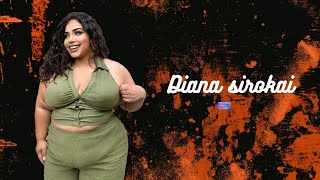 Diana sirokai biography | Hungarian-British plus size model | Body positive activist | wiki