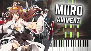 [Animenz] Miiro - Kantai Collection OP - Piano Tutorial || Synthesia