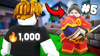 Road To 15,000 Wins In Roblox Bedwars... #5