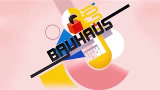 Infographic to celebrate 100th anniversary of Bauhaus