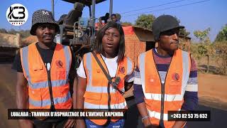 ASPHALTAGE DE L'AVENUE KAPENDA AU QUARTIER MUTOSHI, FIFI MASUKA CHANGE L'IMAGE DE LA PROVINCE