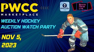 PWCC Live | Weekly Hockey Auction | Nov 5 2023