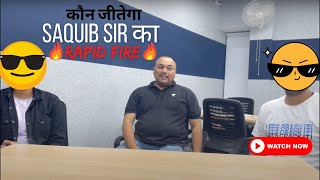 Rapid Fire with Saquib Sir | Unacademy Patna Centre | Unacademy